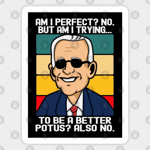 Funny Joe Biden Magnet by Etopix